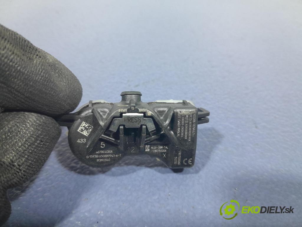 Renault Espace 2015 snímač tlaku Pneumatiky: 407004CB0A