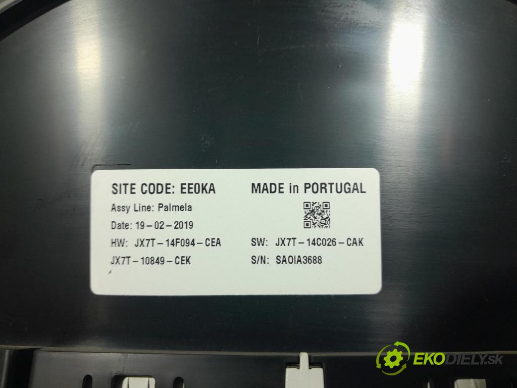 Ford Focus 2019 Přístrojová deska JX7T-14C026-CAK