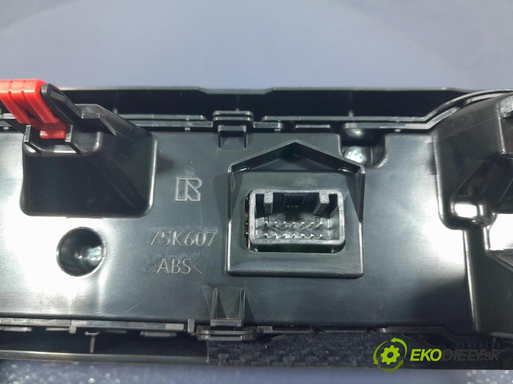 Toyota Rav4 2020 prepínač Klimatizácia: Prúd vzduchu: 75K607