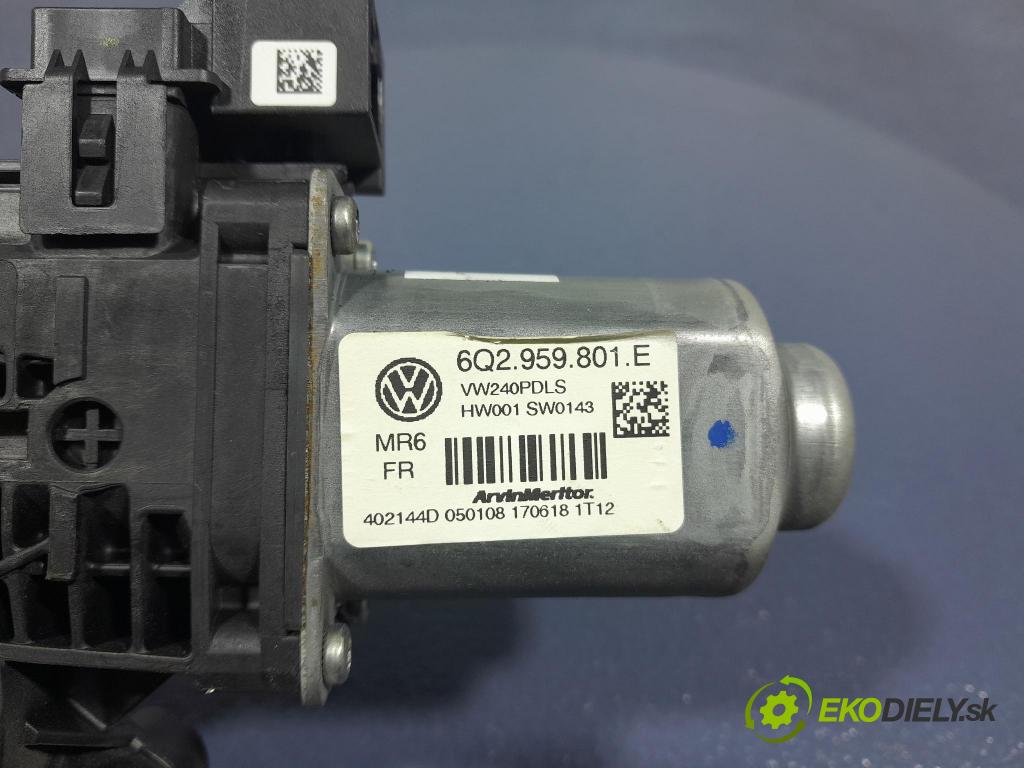 Vw Polo 2008 mechanizmus okna Okná: Predné v pravo: 6Q2959801E