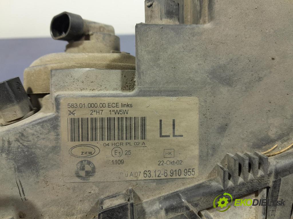 Bmw Seria 3 2002 Reflektor: Vľavo: 6910955