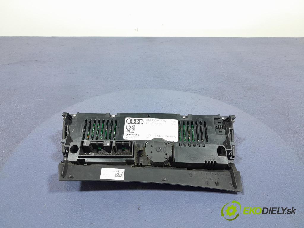 Audi A4 2008 prepínač Klimatizácia: Prúd vzduchu: 8T1820043AC