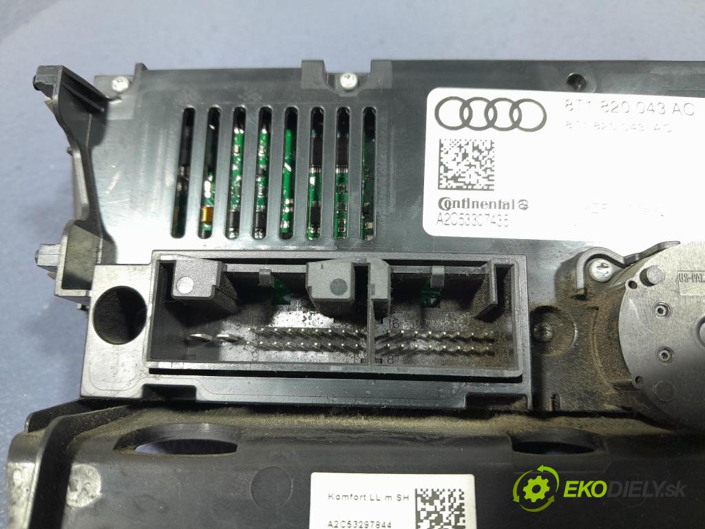 Audi A4 2008 prepínač Klimatizácia: Prúd vzduchu: 8T1820043AC