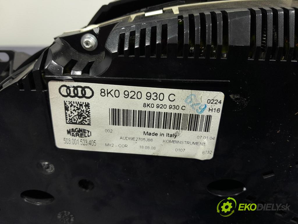 Audi A4 2008 Přístrojová deska 8K0920930C