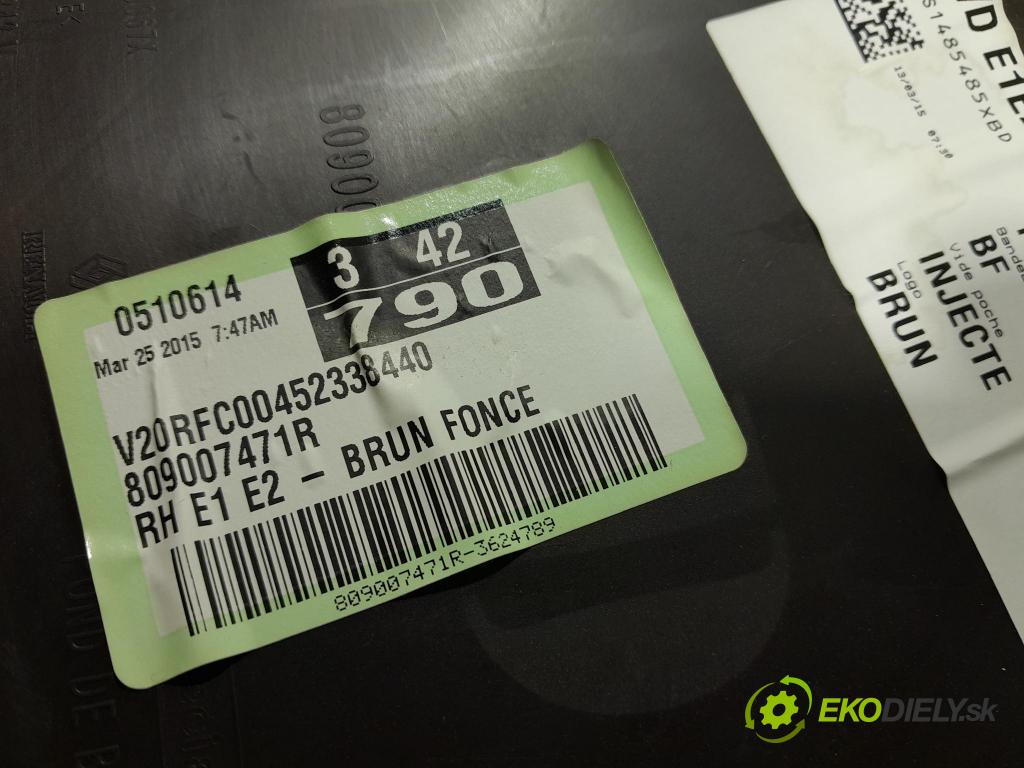 Renault Espace 2015 Čalounictví: dvere Predné Prava: 809007471R