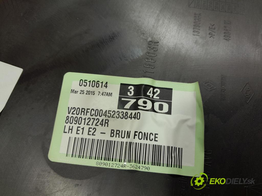 Renault Espace 2015 Čalounictví: dvere Predné ľavá 809012724R