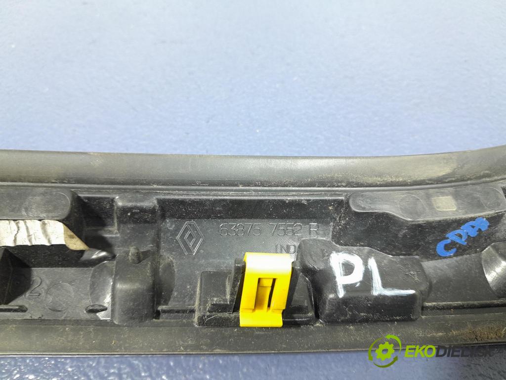 Renault Espace 2015 lišta Dekoratívne: 638757552R