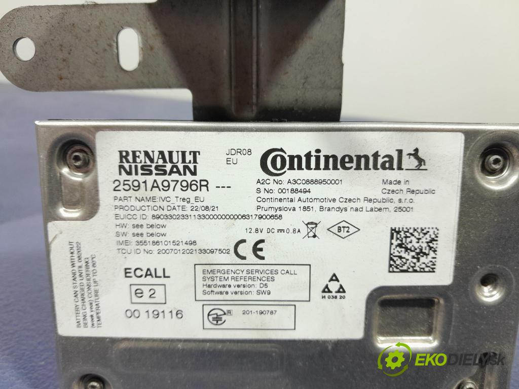 Dacia Sandero 2021 riadiaca jednotka 2591A9796R