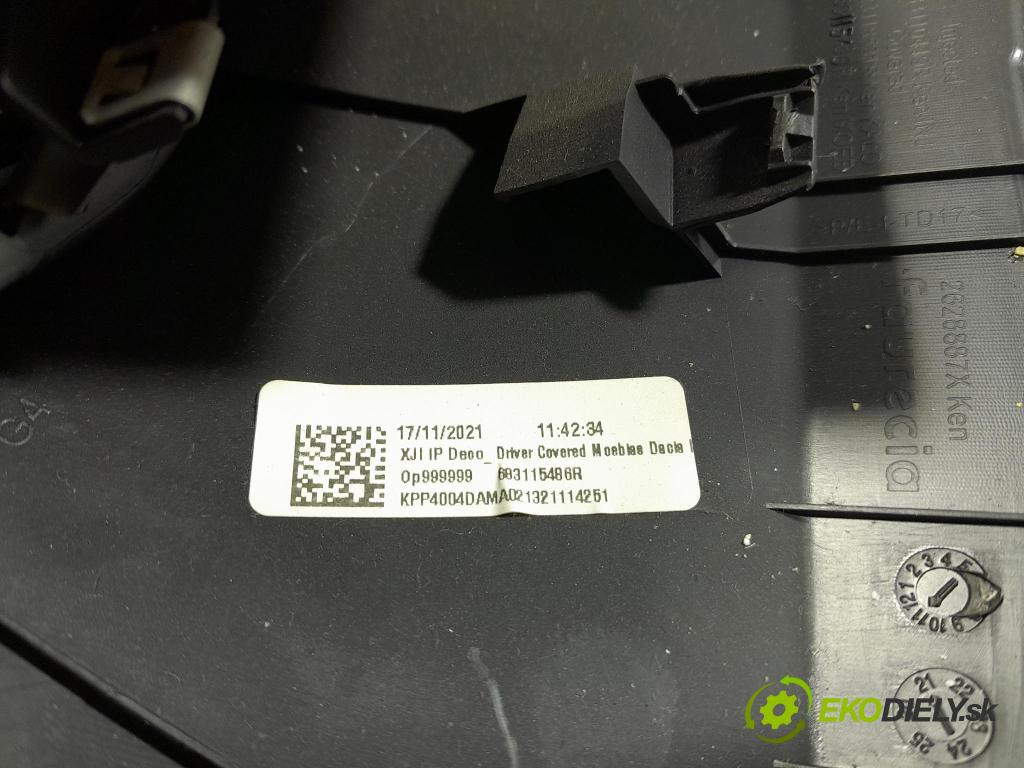 Dacia Sandero 2021 GRIDS: Prúd vzduchu: Vzduch: 687617735R