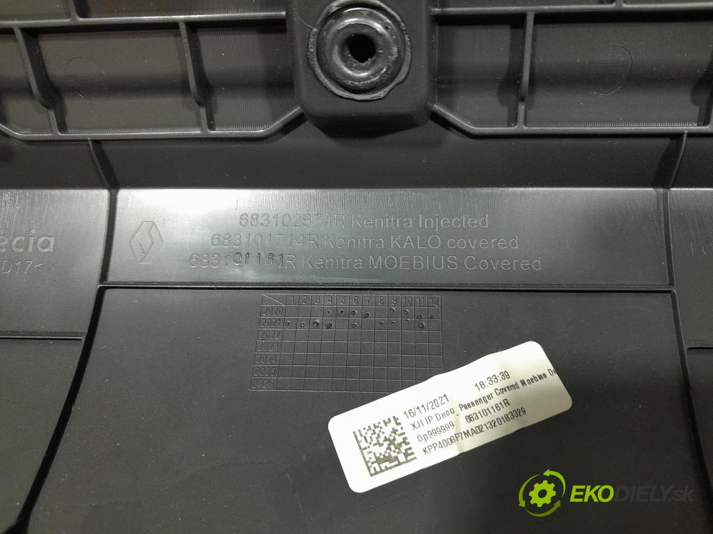 Dacia Sandero 2021 Mřížky Proud vzduchu Vzduch: 683101161R