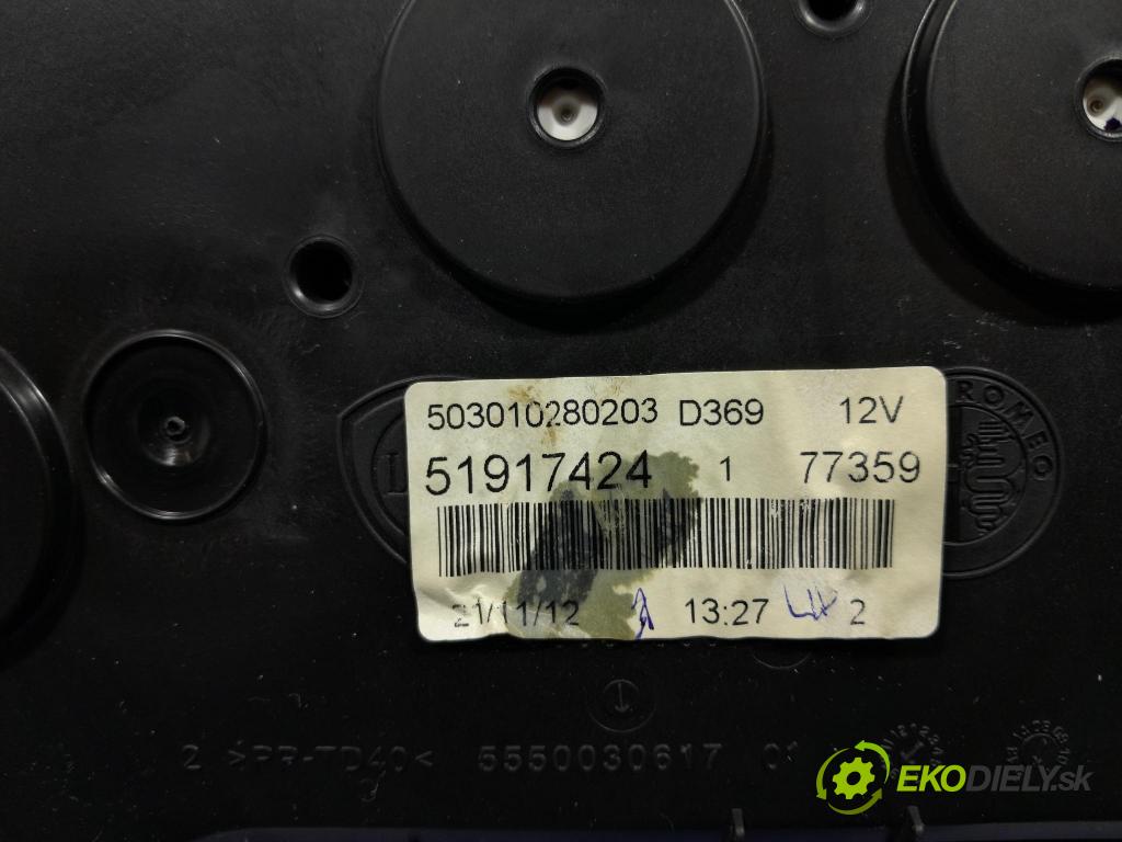 Fiat Punto 2013 prístrojovka/ budíky 51917424