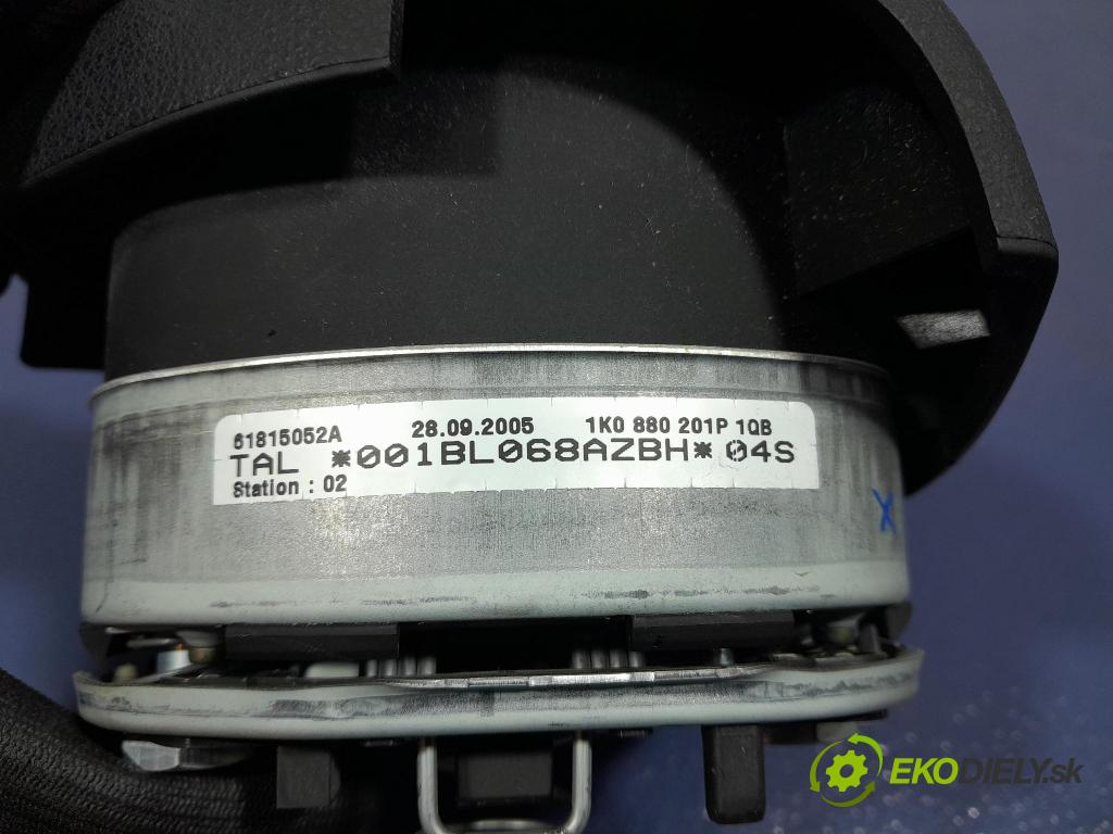 Vw Golf 2006 Airbag: Řidiči: x 1K0880201P