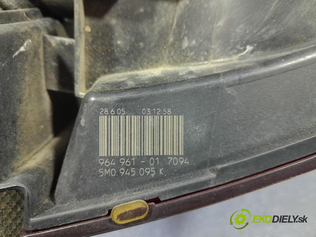 Vw Golf 2006 svetlo / reflektor zad ľavá Vonkajsia: 5M0945095K