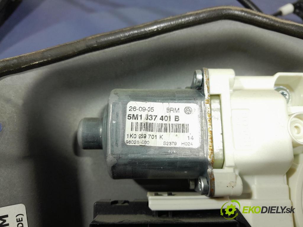 Vw Golf 2006 mechanismus stahování Sklenka: před Levý: