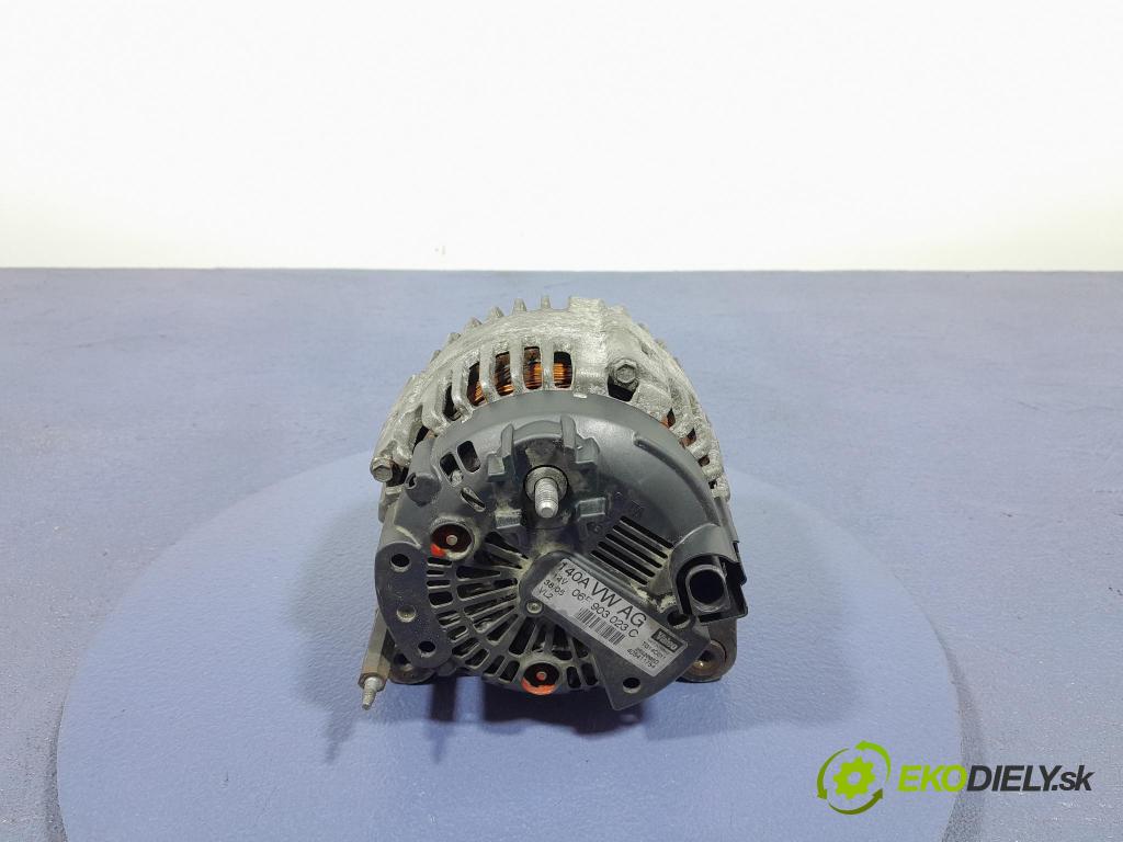 Vw Golf 2006 Alternator 06F903023C