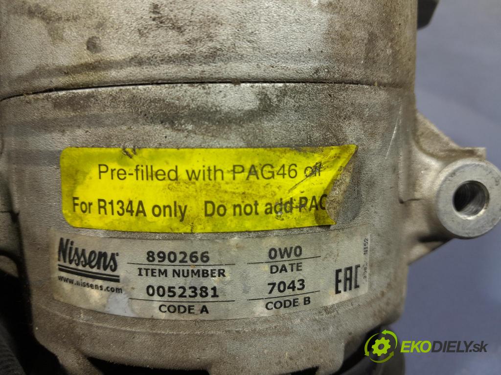 Opel Astra 2015 Kompresor: Klimatizácia: 