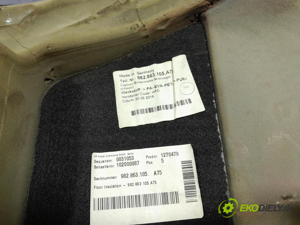 Porsche Cayman 2016 koberec do auta 982863105A