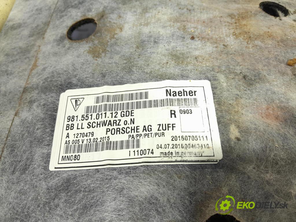 Porsche Cayman 2016 koberec do auta 98155101112