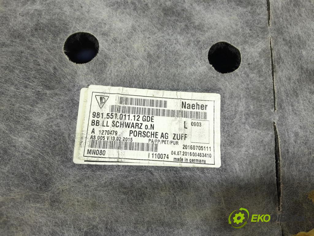 Porsche Cayman 2016 koberec do auta 98155101112