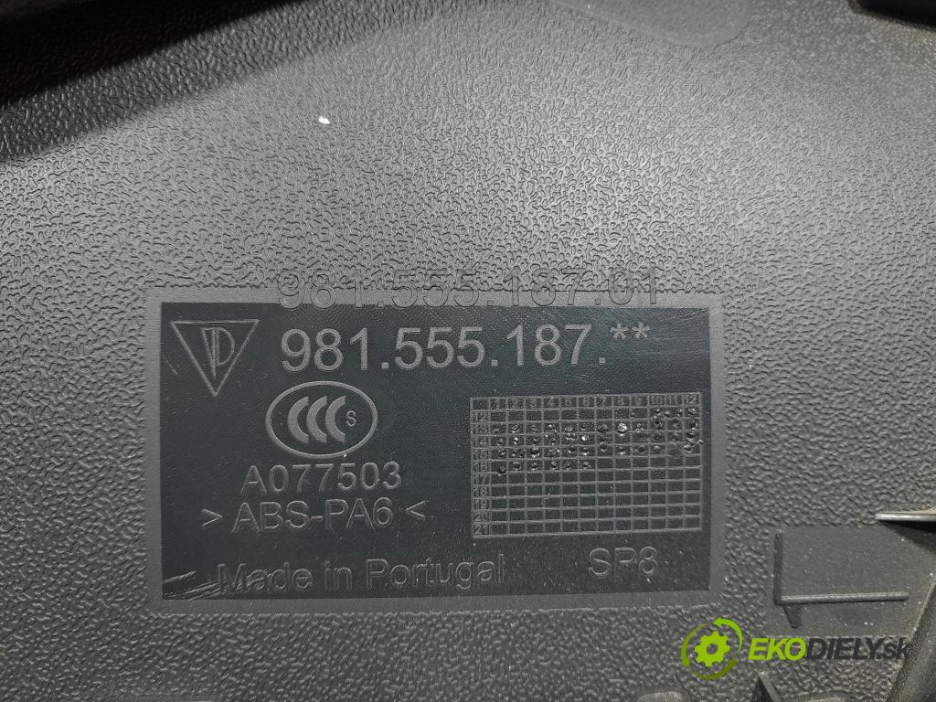 Porsche Cayman 2016 kryt Plast: Interiéry: 981555187