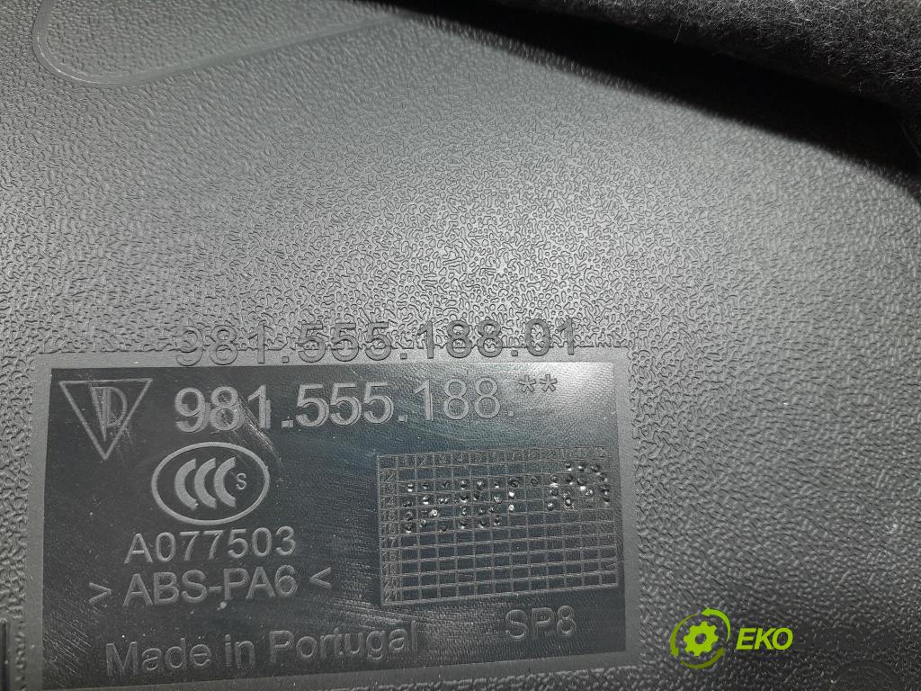 Porsche Cayman 2016 kryt Plast: Interiéry: 981555188