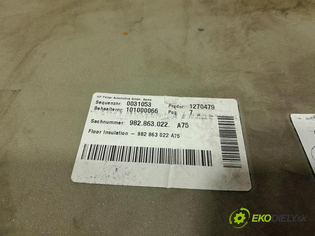 Porsche Cayman 2016 koberec do auta 982863022A