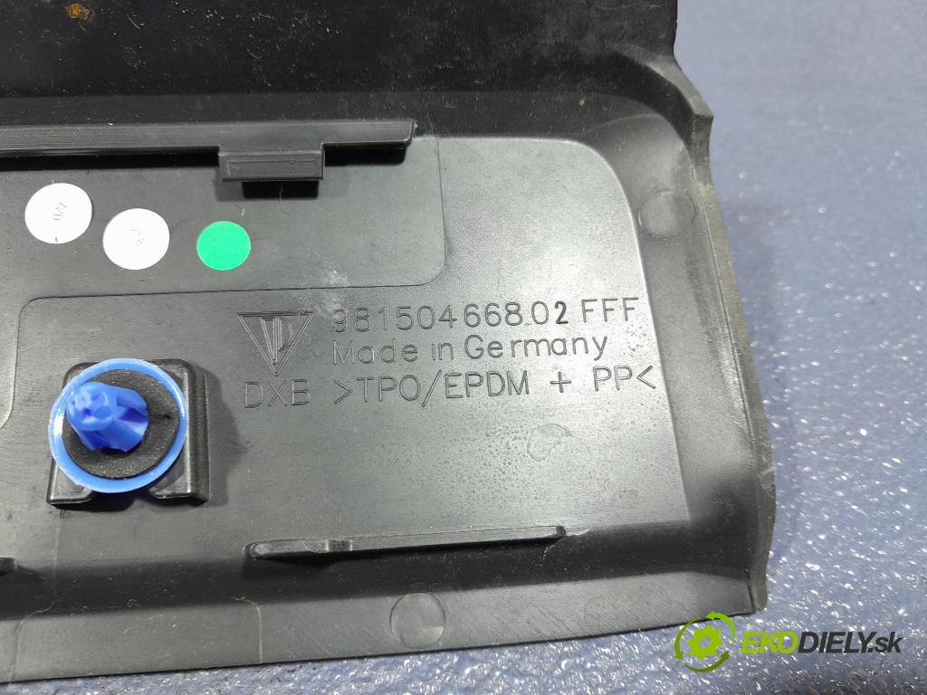 Porsche Cayman 2016 lišta Dekoratívne: Prah: 98150466802