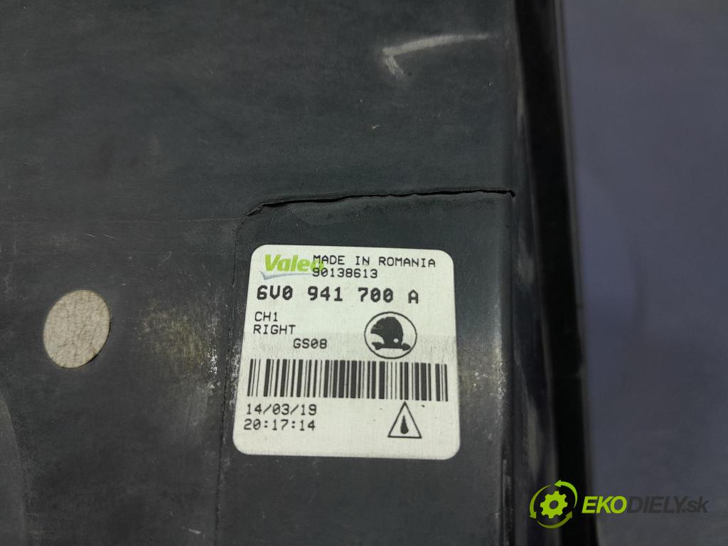 Skoda Fabia 2019 Halogen v pravo: 6V0941700A