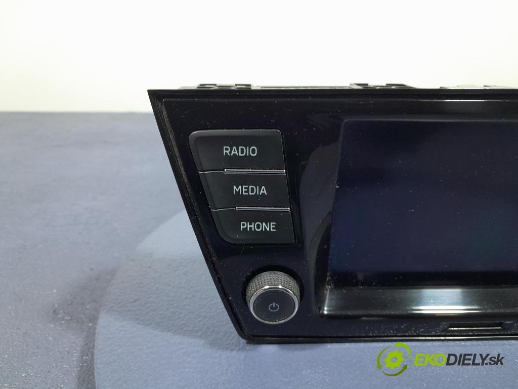 Skoda Fabia 2019 Zobrazit: Rádio: / GPS 6V0035871J