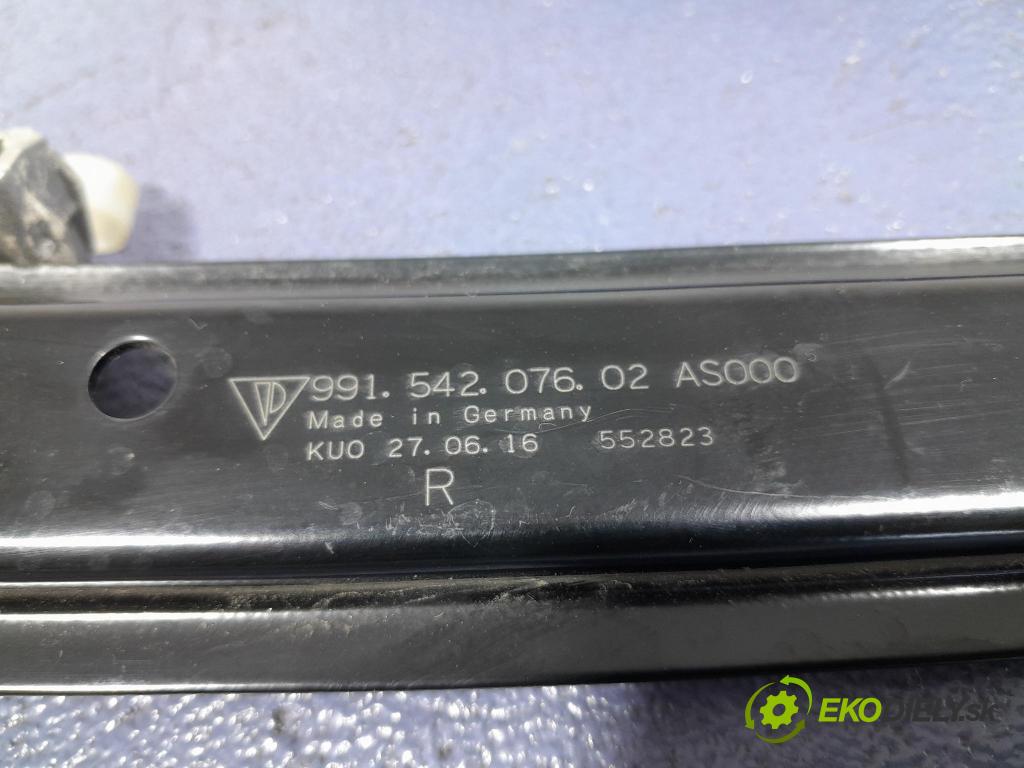 Porsche Cayman 2016 mechanismus stahování Sklenka: před v pravo: 99154207602