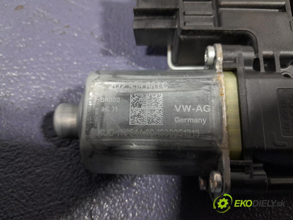 Skoda Fabia 2019 mechanismus stahování Sklenka: před Levý: 2Q2959881C