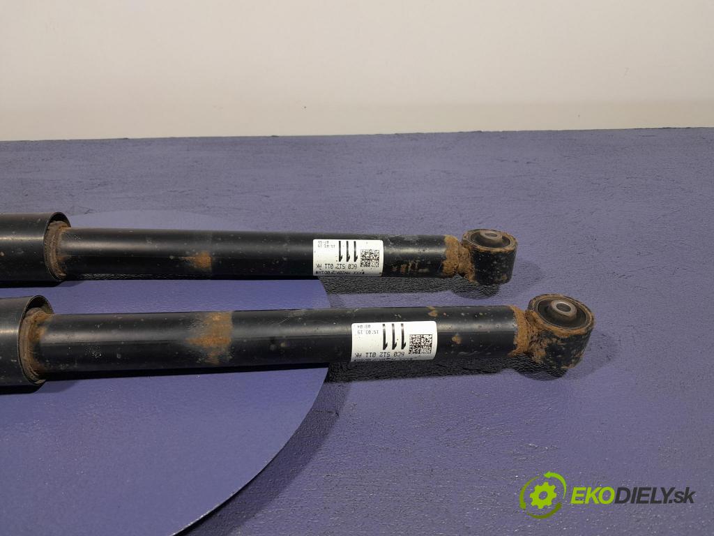 Skoda Fabia 2019 tlumič Zad: Lewy. 6C0512011AK