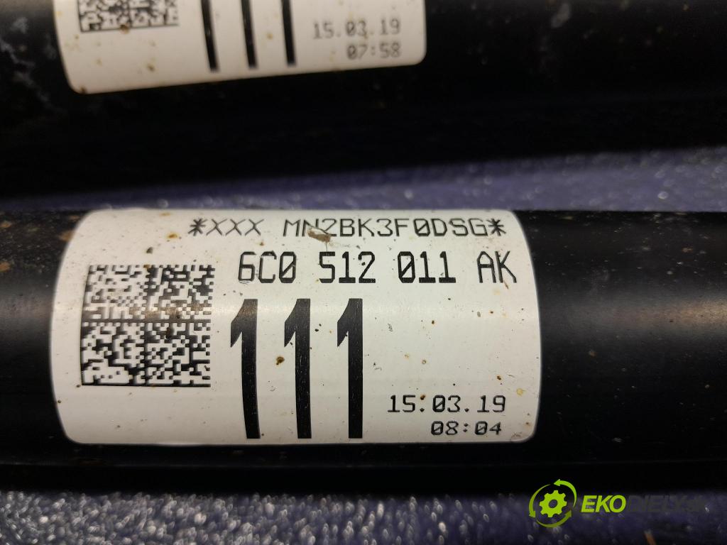 Skoda Fabia 2019 tlmič zad Vľavo.: 6C0512011AK