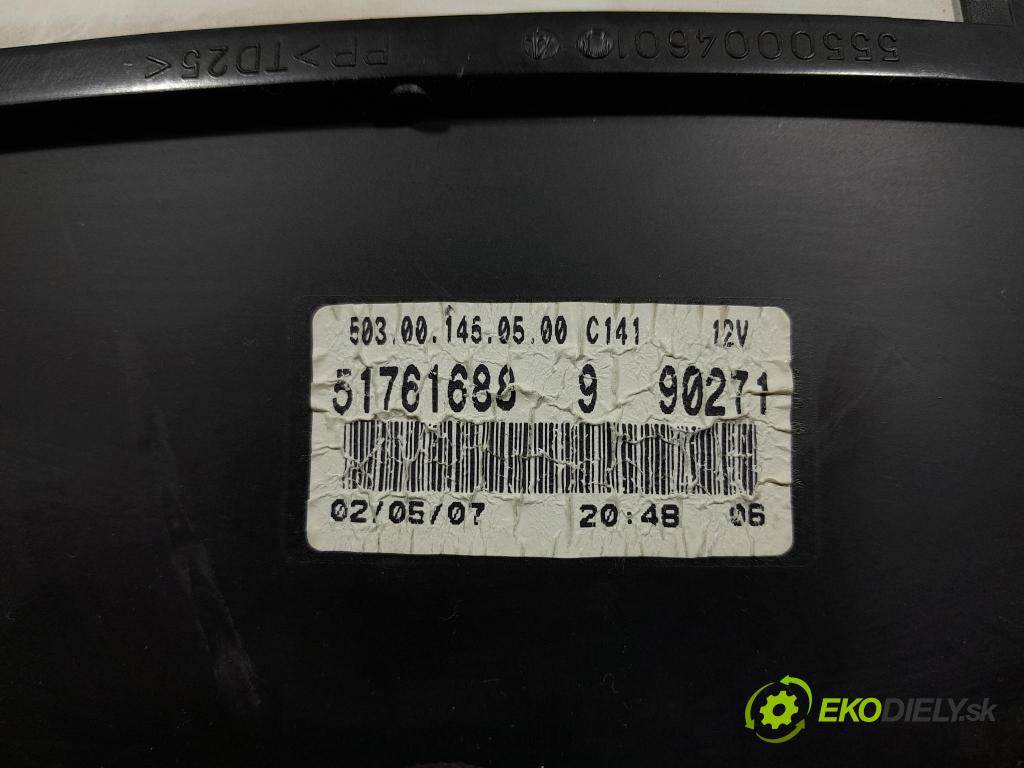 Fiat Doblo 2007 prístrojovka/ budíky 51761688