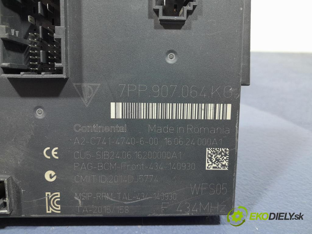 Porsche Cayman 2016 řídící jednotka Komfortu 7PP907064KG