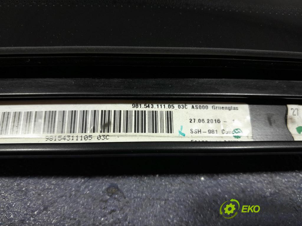 Porsche Cayman 2016 sklo Karoséria: zad 98154311105