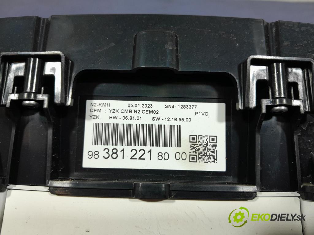 Opel Combo 2023 Přístrojová deska 9838122180