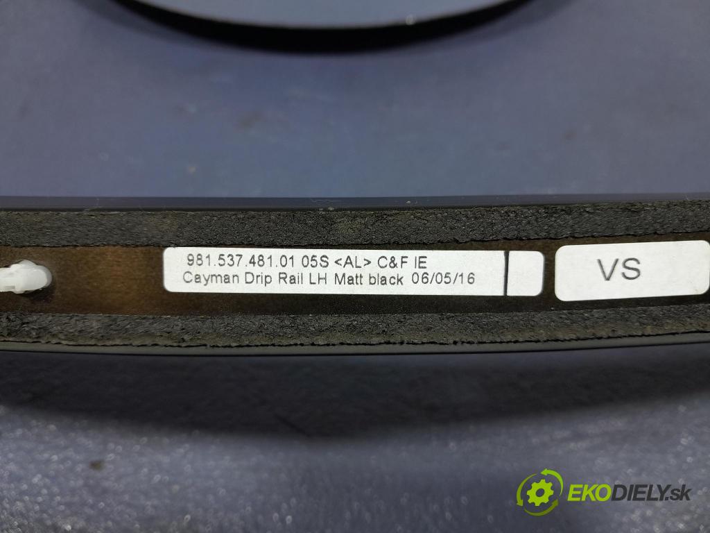 Porsche Cayman 2016 lišta Dekoratívne: 98153748101