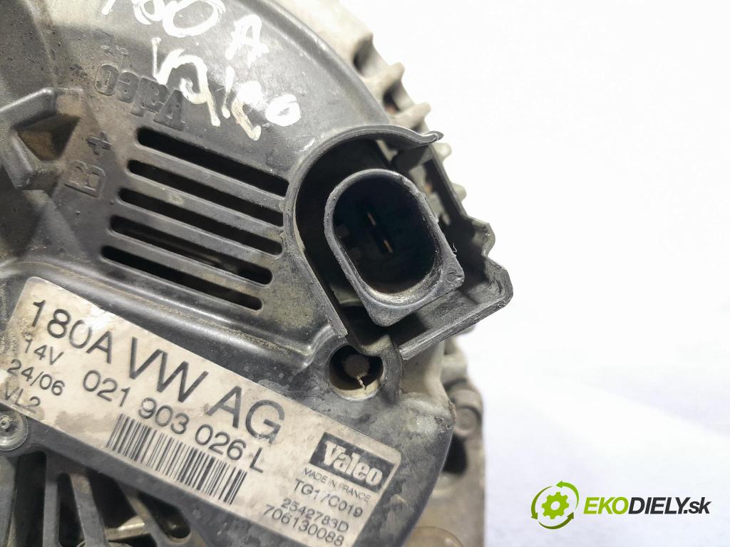 Vw Passat 2006 Alternator 021903026L