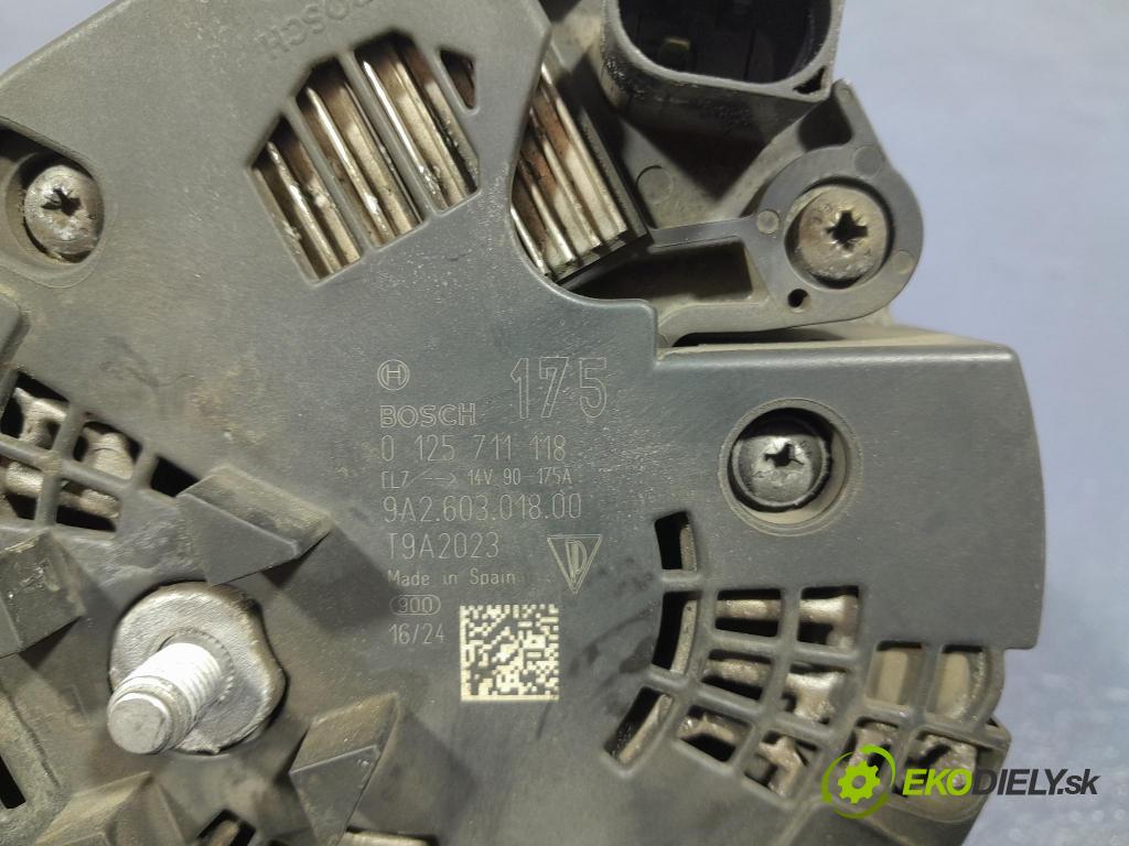 Porsche Cayman 2016 Alternator 9A260301800