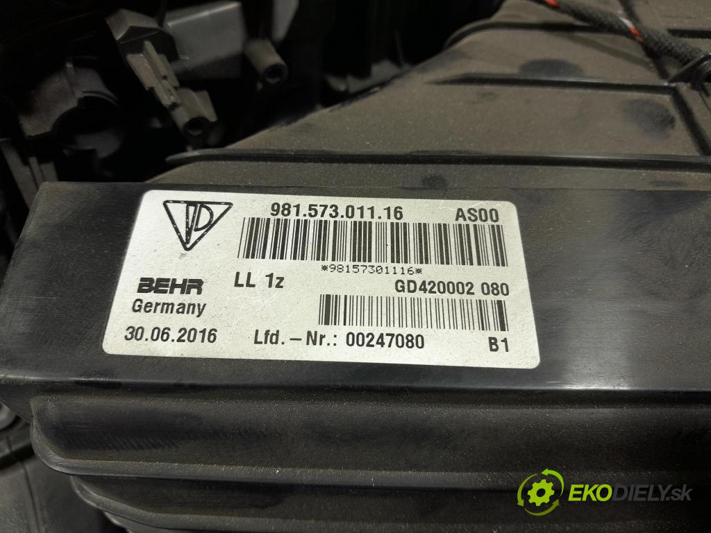 Porsche Cayman 2016 radiator 98157301116