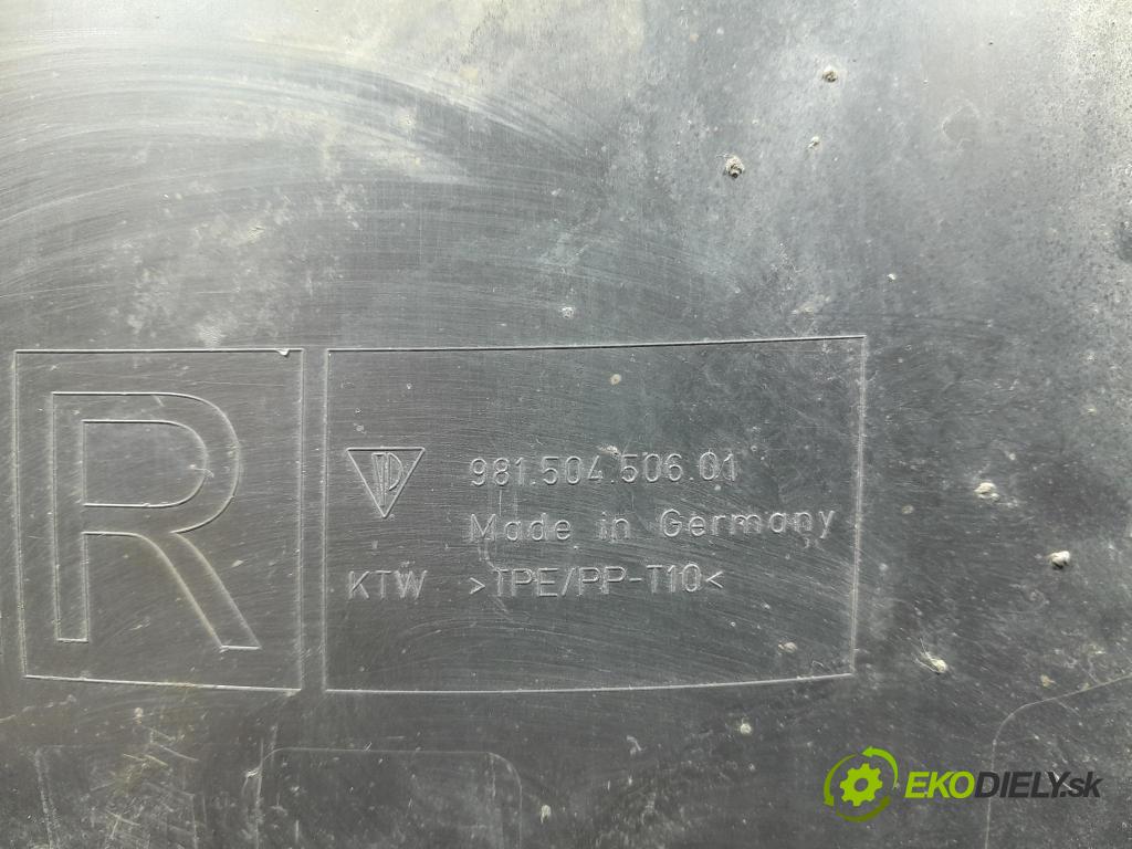 Porsche Cayman 2016 Blatník: plastický: zad 98150450601