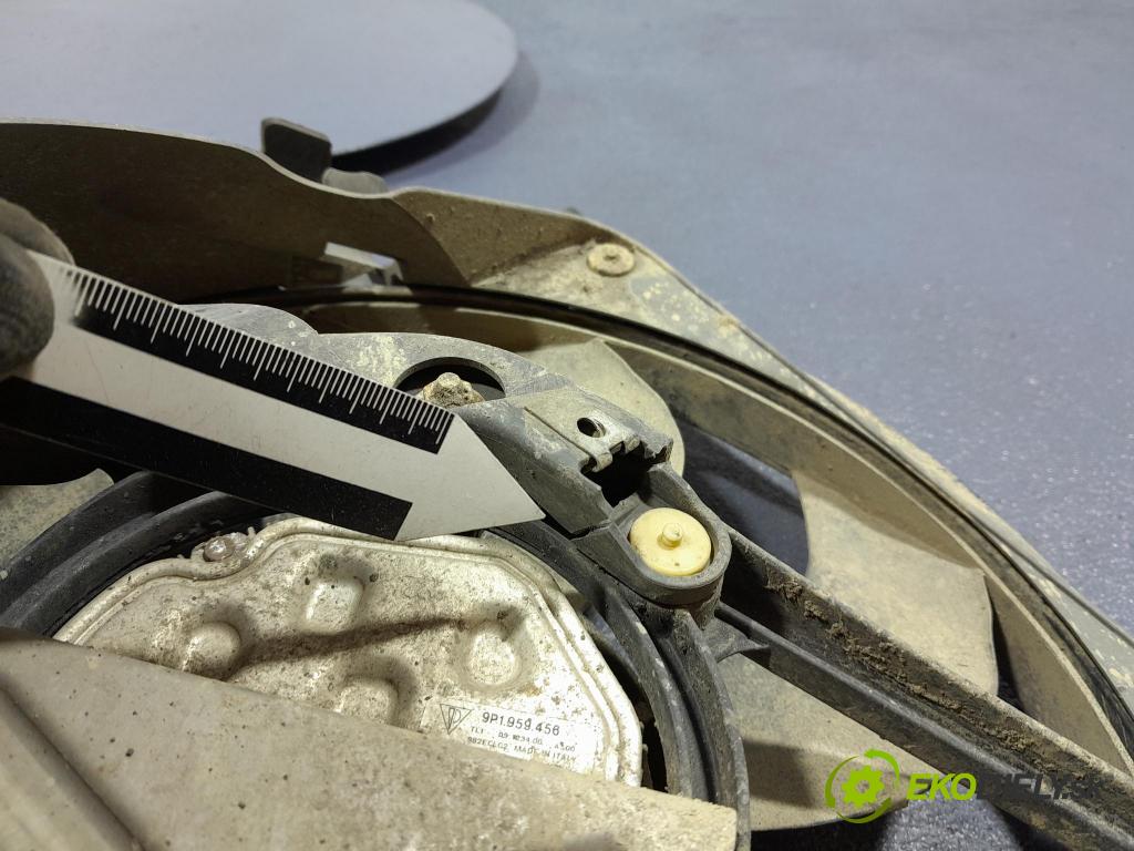 Porsche Cayman 2016 Ventilátor Chladič: 9P1959456