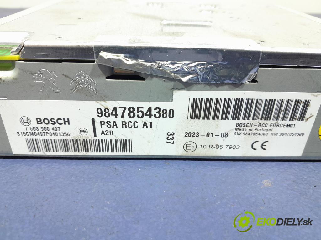 Opel Combo 2023 Radio I Navigácia: 9847854380