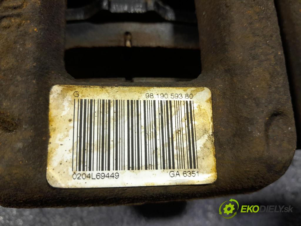 Opel Combo 2023 brzdič brzdový zad Vľavo: 9819059380