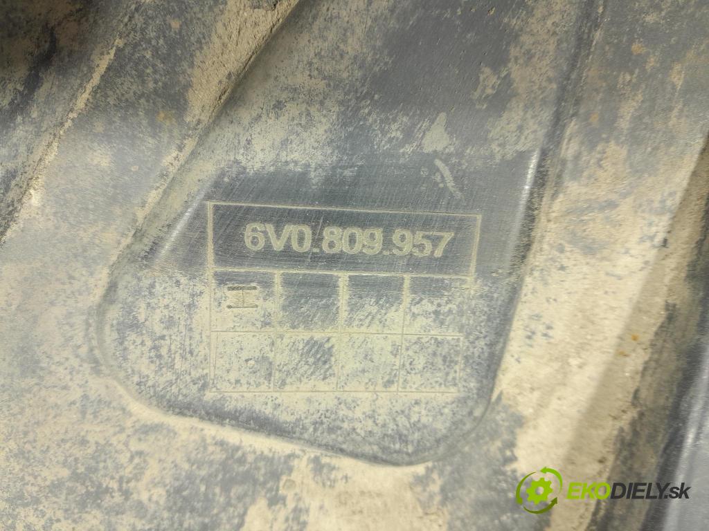 Skoda Fabia 2019 Blatník: Plastové: Predné 6V0809961B