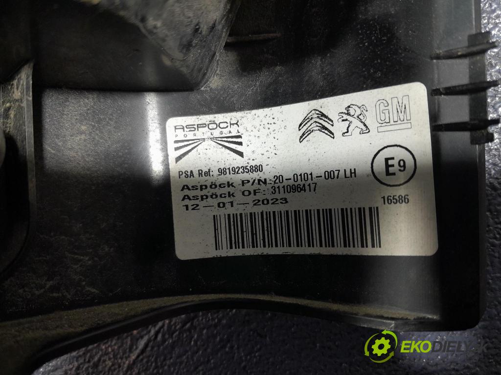 Opel Combo 2023 svetlo / reflektor zad ľavá Vonkajsia: 9819235880