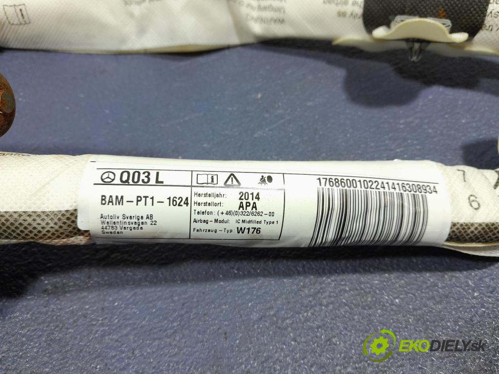 Mercedes A-klasa 2014 Airbag: clona x A1768600102