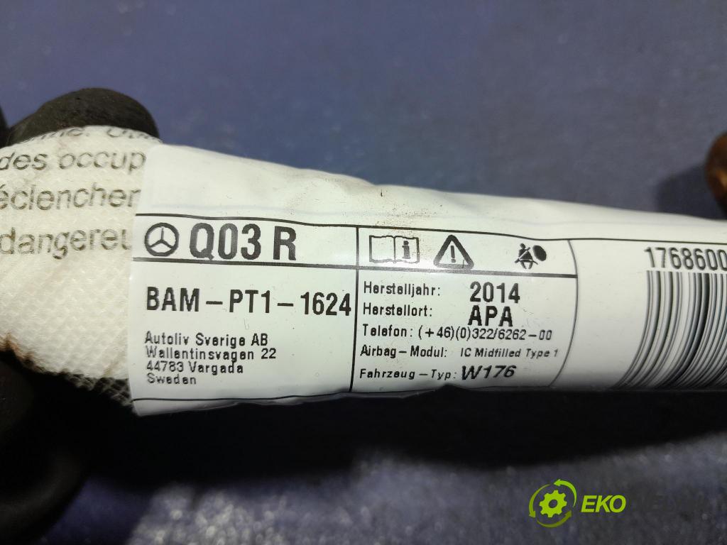 Mercedes A-klasa 2014 Airbag: clona x A1768600202