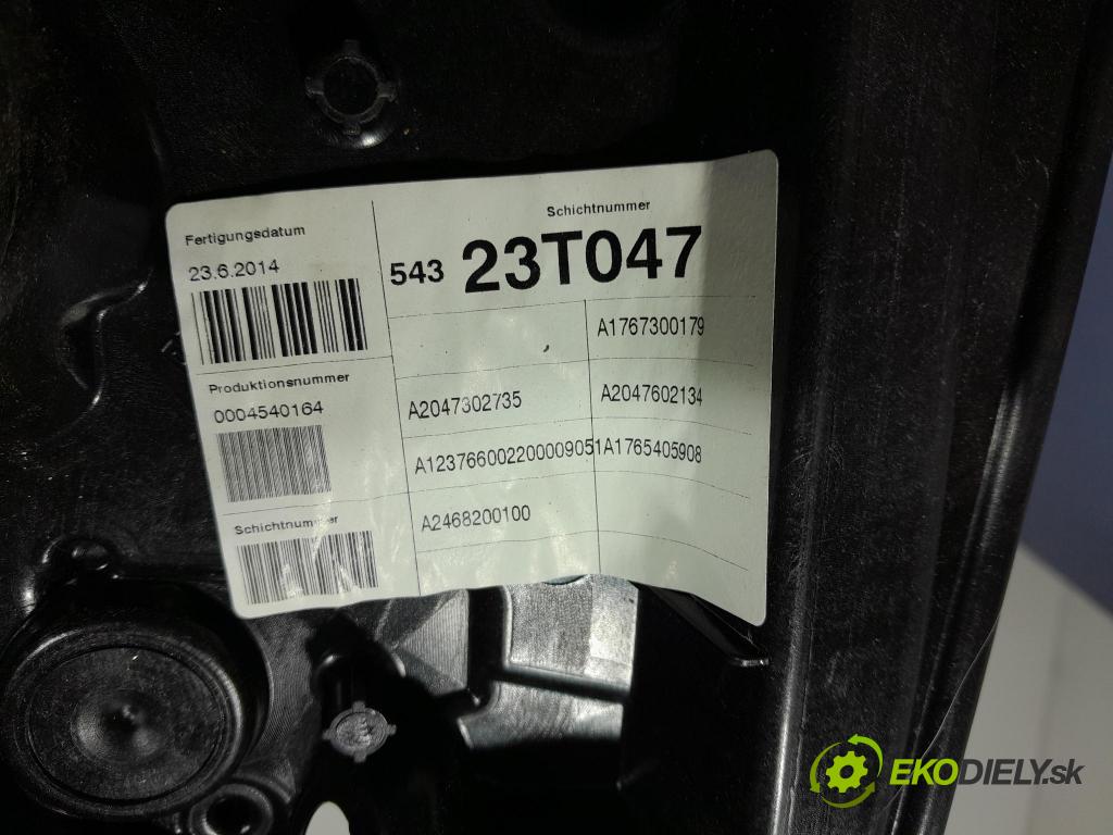 Mercedes A-klasa 2014 mechanizmus okna Okná: zad Vľavo: